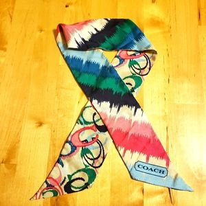 Coach | Multi Colored Purse Scarf